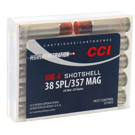 CCI 38 Special 357 Magnum 84 Grain 4 Shotshell For Sale Ammo Depot USA