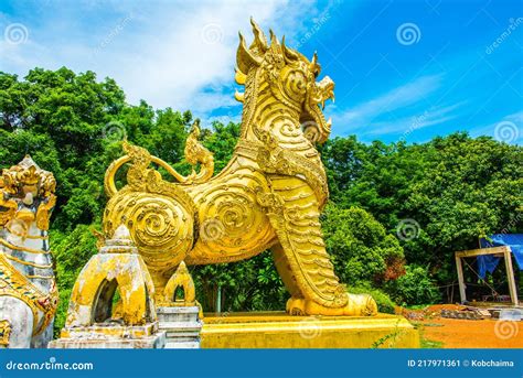 Himmapan Creature Statue At Phra That Suthon Mongkhon Khiri Temple