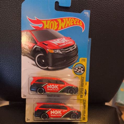 MERAH Hotwheels Honda Odyssey Red HW Speed Graphics Hot Wheels NGK Spark Plugs Shopee Malaysia