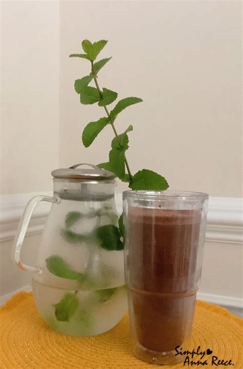 A Refreshing Mint Series Mint Infused Cold Hot Chocolate