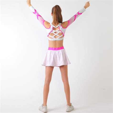 2023 Cheerleader Uniforms Cheering Apparel Cheer Wear Uniforms Latest Design Factory Supplier