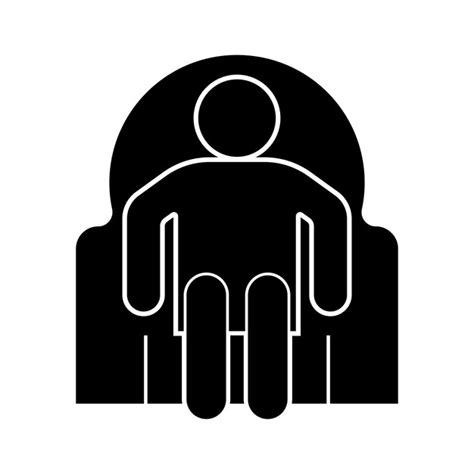 premium vector sitting icon