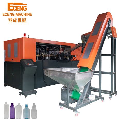 Four Cavity Linear Automatic Stretch Pet Bottle Blow Molding Machine