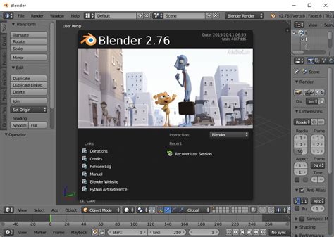 Blender Portable中文绿色版下载 3d建模软件blender Portablev2 76 绿色版 腾牛下载