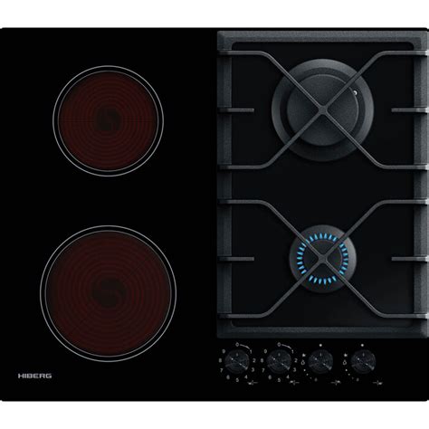 Комбинированная варочная панель Hiberg VM 6021 B, черный – купить в ...