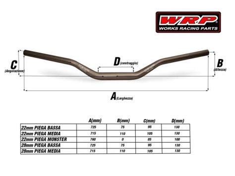 WD T MANUBRIO NAKED ALLUMINIO MM WRP HONDA HORNET