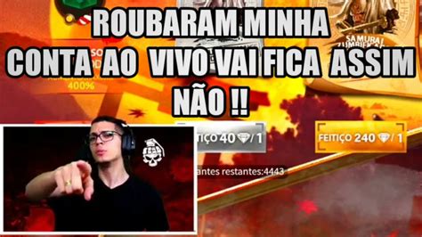 Cerol Tem Conta Vazada Em Live E Foi Roubado Ao Vivo Free Fire