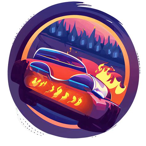 Flaming Hot Wheels Creative Fabrica