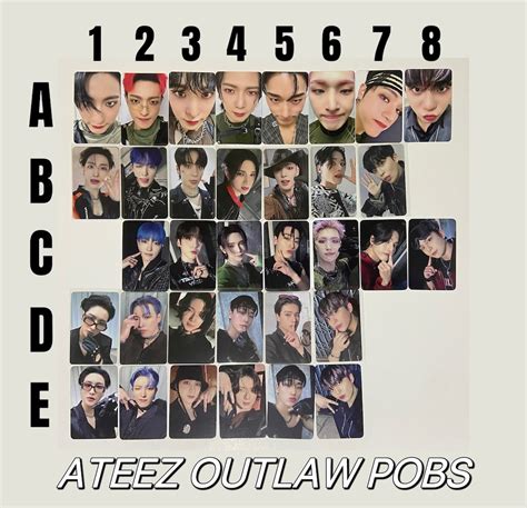 ATEEZ Official POB Bouncy World Outlaw Ep 2 San Seonghwa Etsy UK