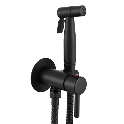 Buy Ownace Matte Black Concealed Bidet Mixer Spray Set For Hot And Cold Water Toilet Douche