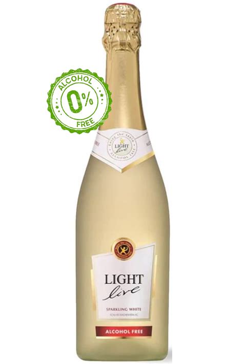 Light Live Sparkling White Alcohol Free 750mL Wine, Germany — Beach ...