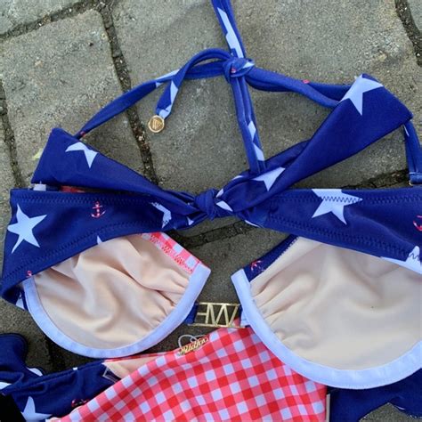 Wildfox Swim Nwt Wildfox Red White Blue Stars Patriotic Bikini Poshmark