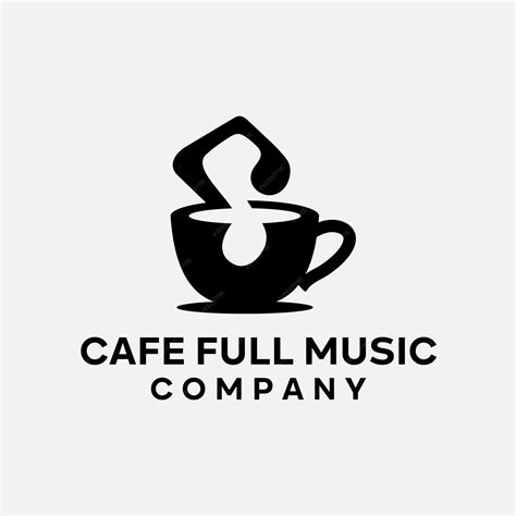 Premium Vector Music Cafe Place Vector Logo
