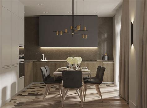 Темная кухня — 17 фото идей дизайна интерьера