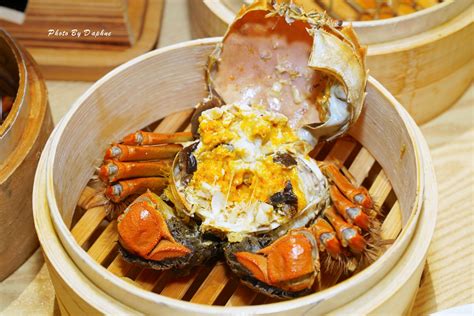 桃園美食 港點大師 南崁特力家居店 大閘蟹除了清蒸還能這樣吃美食walkerland窩客島