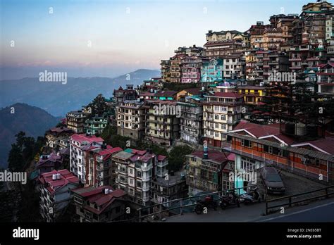 View Of Shimla India Stock Photo Alamy