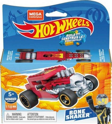Mega Bloks Construx Hot Wheels Bone Shaker GVM29 Varle Lt