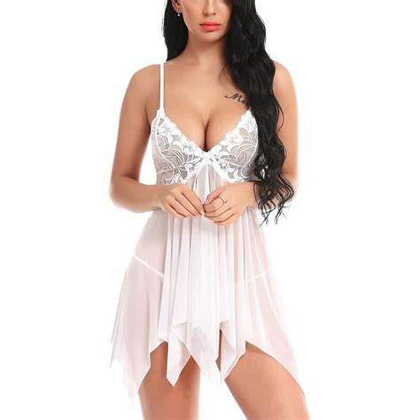 Femmes Robes Sexy Lingerie Ensemble De Lingerie Sexy En Dentelle Pour Femmes Nuisette