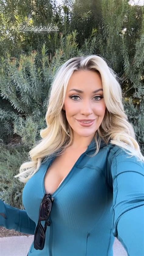 Paige Spiranac In Beautiful Blonde Busty Fashion Beautiful Smile Women