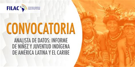 CONVOCATORIA PÚBLICA ANALISTA DE DATOS INFORME DE NIÑEZ Y JUVENTUD INDÍGENA DE AMÉRICA LATINA Y