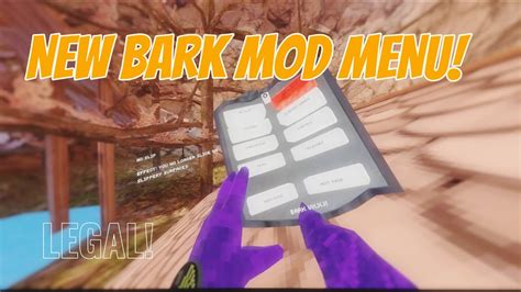 The Newest Bark Mod Menu Showcase Grate Mod Menu Youtube