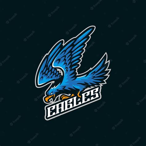 Premium Vector Eagles Mascot Logo Design With Modern Illustration