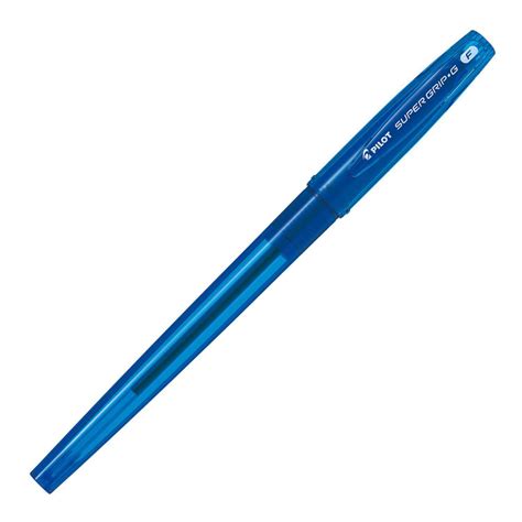 Pilot Super Grip G Ballpoint Pen, Blue, Fine 0.7 mm, Box of 12 | Grand ...