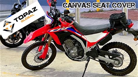 Canvas Seat Cover Honda CRF 300L YouTube