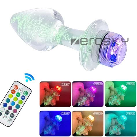WIRELESS ANAL BEADS BUTT PLUG ASS STOPPER With LED Light Tail Adult Sex Game Toy EUR 10 19