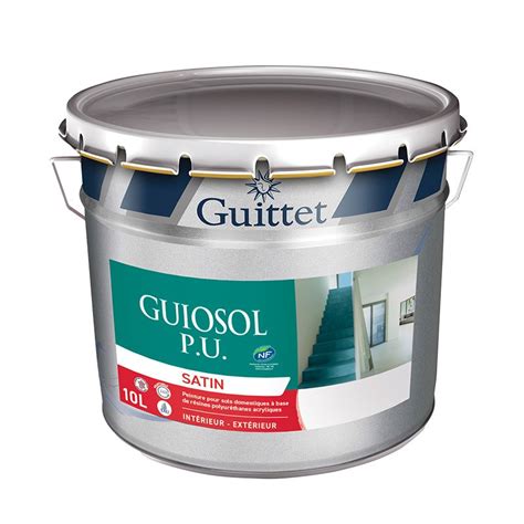 Guiosol PU satin 10L peinture Guittet pour sol intérieur et extérieur