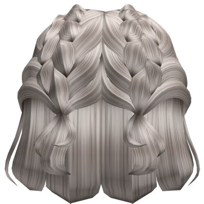 Short Braided Half Up Arcadia Pigtails Ash Blonde Roblox