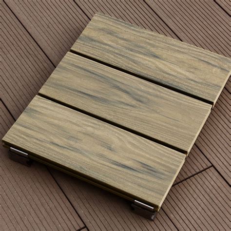 Baldosas Wpc Deck Pvc Encastrable Simil Madera Decoration Deck Wood