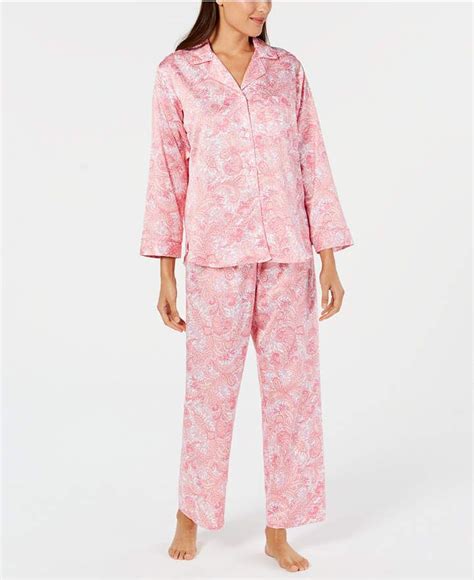 Miss Elaine Paisley Print Pajama Set Stylish And Comfortable