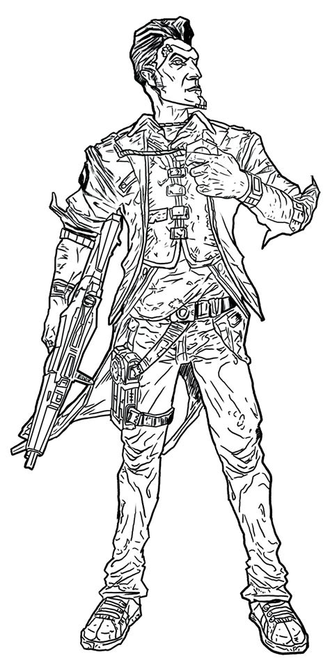 Handsome Jack Illustration Handsome Jack Art Design Sketches