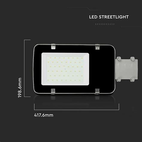 LED Straatlamp Viron Anno 30W Helder Koud Wit 6400K Waterdicht