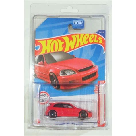 Hot Wheels Honda Civic Type R Ek Red Edition Honda Civic Ek Red Jdm Ready Stock