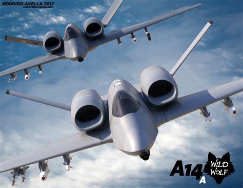 Concept for a successor to the A10 Thunderbolt II-Warthog for close air