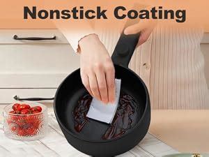 Amazon Hytric Hot Pot Electric L Portable Non Stick Frying Pan Electric Cooker For