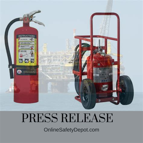 Buy Discounted Buckeye Offshore Wheeled Fire Extinguishers For Oil Rigs