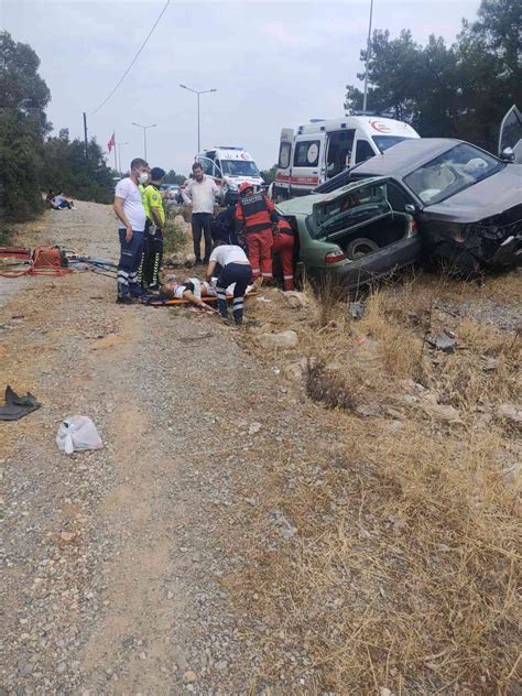 Bodrumda trafik kazası 3 yaralı Bodrum Kapak Haber Bodrum Haberleri