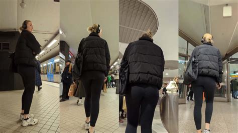 Blonde With A Big Booty Candid Best Premium