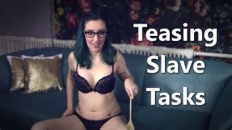 Teasing Slave Tasks Part Miss Faith Rae S Femdom Striptease With Anal Instructions Cbt
