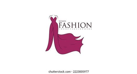 Fashion Logo Design Dress Fashion Premium Stock Vector (Royalty Free ...