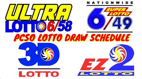 Pcso Lotto Schedules USA Stores Clc Cet Edu