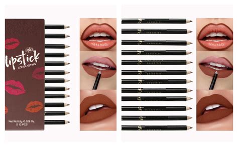 Amazon MAEPEOR Matte Lip Liner 12 PCS Nude Brown Series Highly Pigmented And Smoothly