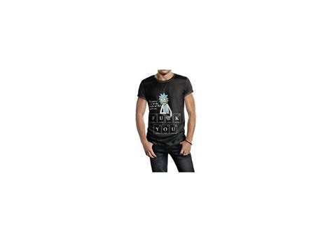Camiseta Geek Masculina Rick And Morty Blusa Masculina Camisa Nerd Rick E Morty Fuck You O