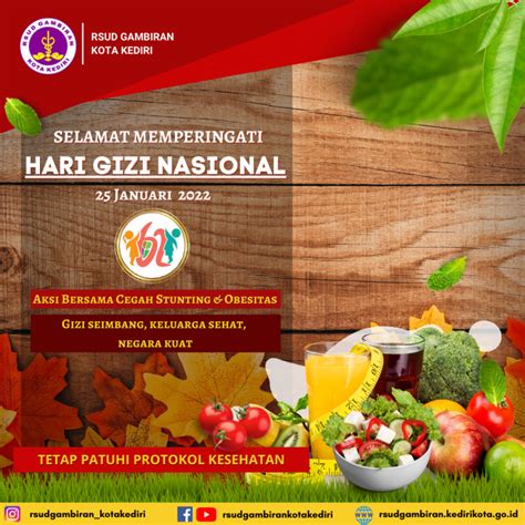 Hari Gizi Nasional Rsud Gambiran Kota Kediri