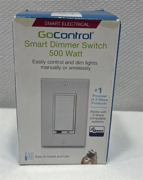 Gocontrol Wd Z Smart Dimmer Switch Watt New Ebay