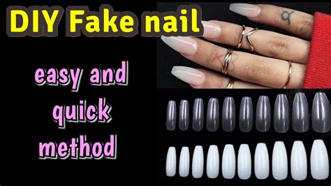 Homemade Waterproof Fake Nails How To Apply Fake Nails Without Nail