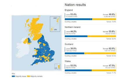 Antena 3 Tv El Mapa Del Brexit Por Regiones